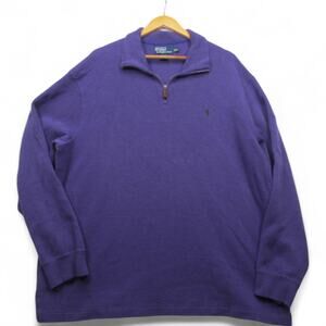 Polo Ralph Lauren XXL Purple Cotton Long Sleeve Sweatshirt